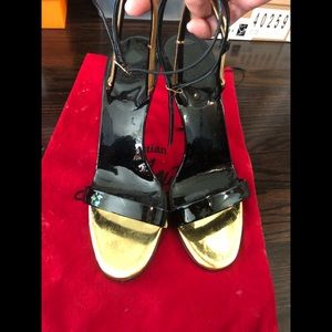 Christian Louboutin Diskoteka Sandals in Black
